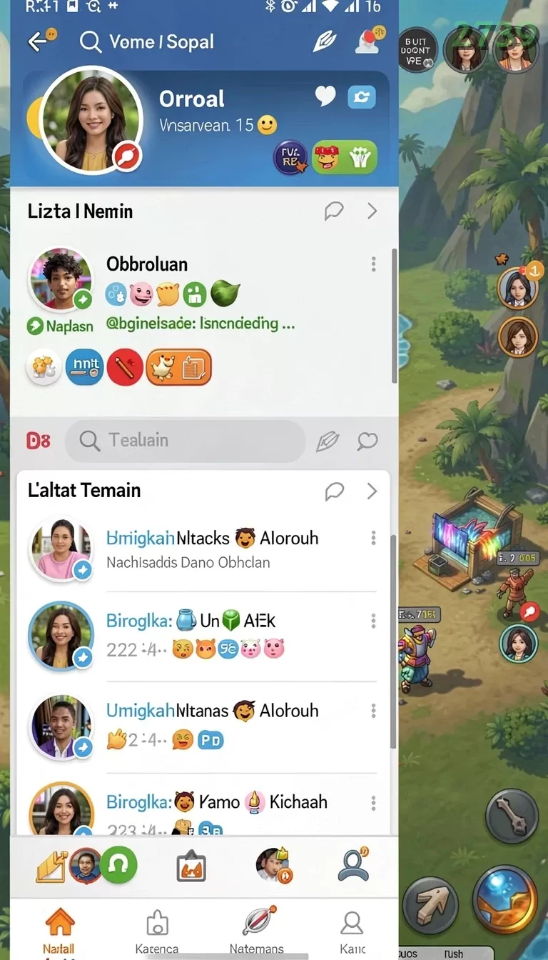 Cuplikan layar GENGTOTO — aktivitas