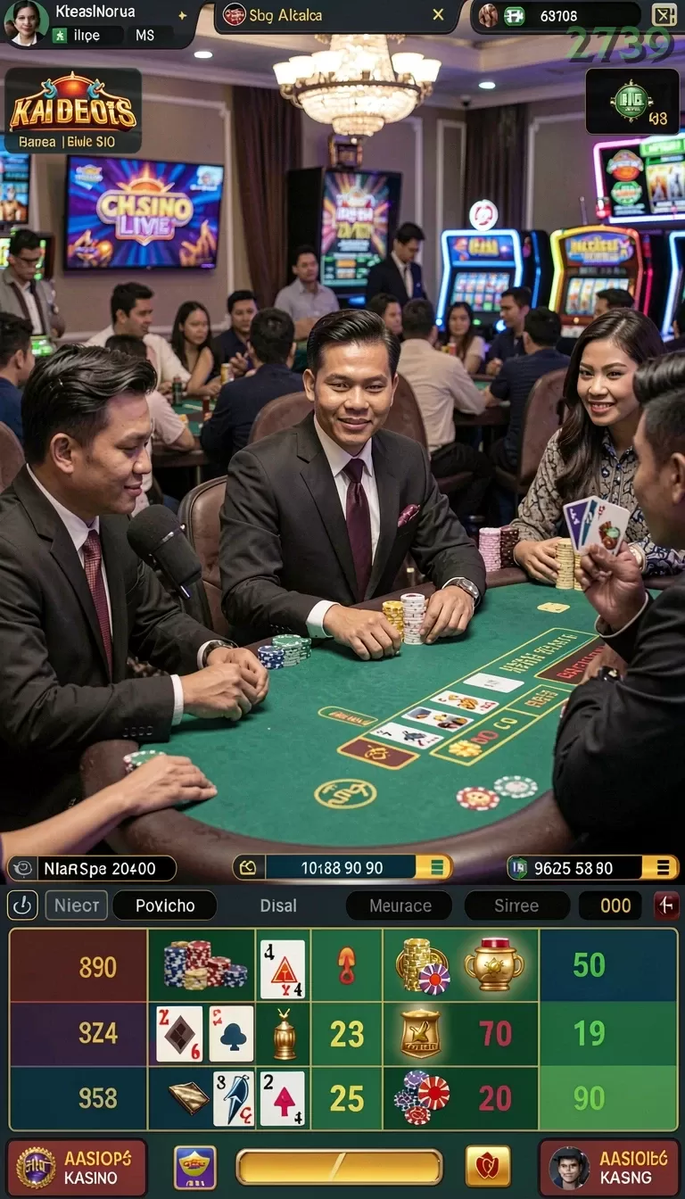 Cuplikan layar IOSBET — menu navigasi