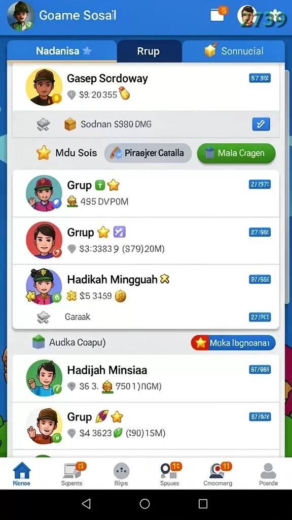 Cuplikan layar TOKYO88 — menu navigasi