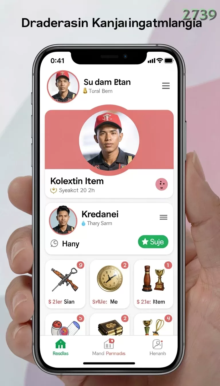 Cuplikan layar 171SLOT — pengaturan akun